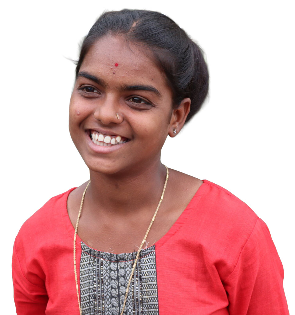 Girl from a Karuna-supported community in South Asia